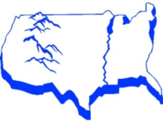 Sticker Custom Preview Image #087273 Maps U S A Regions U S A13