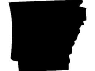 Sticker Custom Preview Image #087325 Maps U S A States Arkansas01