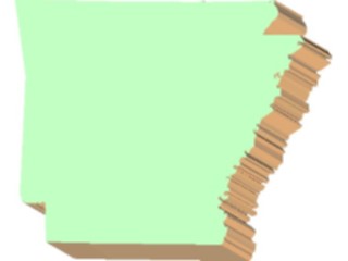 Sticker Custom Preview Image #087328 Maps U S A States Arkansas04