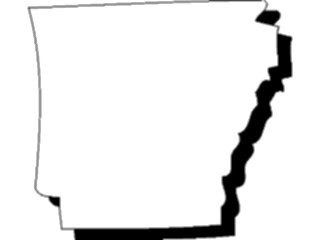 Sticker Custom Preview Image #087335 Maps U S A States Arkansas11