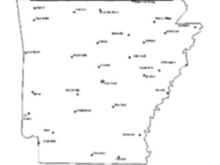 Sticker Custom Preview Image #087336 Maps U S A States Arkansas12