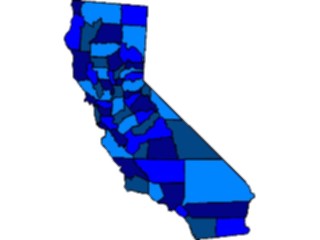 Sticker Custom Preview Image #087342 Maps U S A States California06