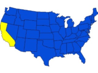 Sticker Custom Preview Image #087345 Maps U S A States California09