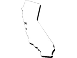 Sticker Custom Preview Image #087347 Maps U S A States California11