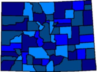 Sticker Custom Preview Image #087355 Maps U S A States Colorado06