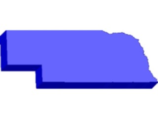Sticker Custom Preview Image #087633 Maps U S A States Nebraska07