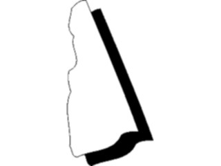 Sticker Custom Preview Image #087658 Maps U S A States New Hampshire06