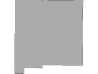 Sticker Custom Preview Image #087688 Maps U S A States New Mexico10