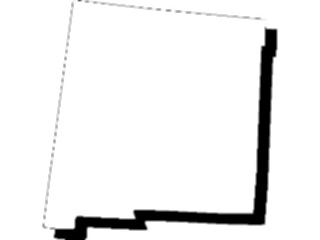 Sticker Custom Preview Image #087689 Maps U S A States New Mexico11