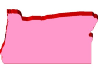 Sticker Custom Preview Image #087762 Maps U S A States Oregon07