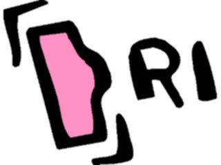 Sticker Custom Preview Image #087794 Maps U S A States Rhode Island13