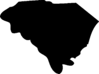 Sticker Custom Preview Image #087795 Maps U S A States South Carolina01