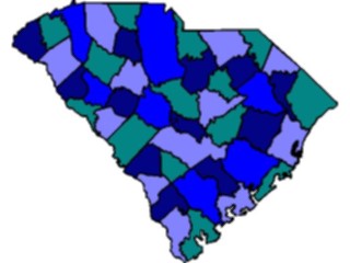 Sticker Custom Preview Image #087800 Maps U S A States South Carolina06