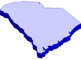 Sticker Custom Preview Image #087801 Maps U S A States South Carolina07
