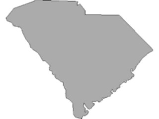 Sticker Custom Preview Image #087804 Maps U S A States South Carolina10