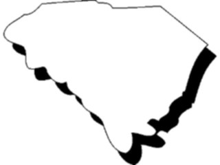 Sticker Custom Preview Image #087805 Maps U S A States South Carolina11