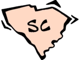 Sticker Custom Preview Image #087807 Maps U S A States South Carolina13