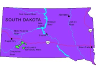 Sticker Custom Preview Image #087812 Maps U S A States South Dakota05