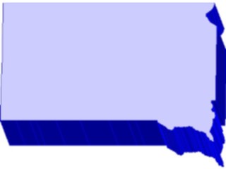 Sticker Custom Preview Image #087814 Maps U S A States South Dakota07