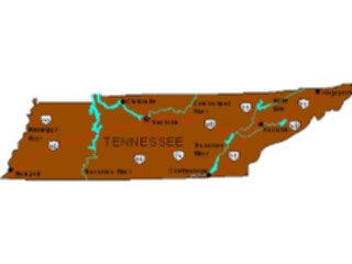 Sticker Custom Preview Image #087825 Maps U S A States Tennessee05