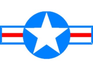 Sticker Custom Preview Image #088411 Military Air Force Symbol2