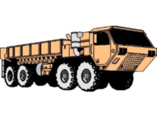 Sticker Custom Preview Image #088518 Military Army Truck1