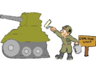 Sticker Custom Preview Image #088681 Military Cartoons Camouflage Unit