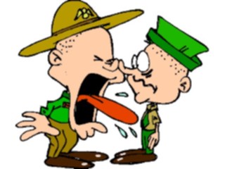 Sticker Custom Preview Image #088699 Military Cartoons Drill Sergeant2