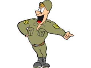 Sticker Custom Preview Image #088702 Military Cartoons Drill Sergeant5