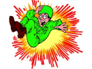 Sticker Custom Preview Image #088710 Military Cartoons Explosion2