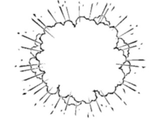 Sticker Custom Preview Image #088713 Military Cartoons Explosion Frame