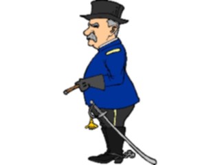 Sticker Custom Preview Image #088806 Military Cartoons Officer2
