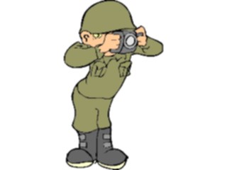 Sticker Custom Preview Image #088817 Military Cartoons Photographer