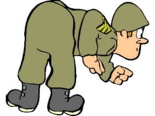 Sticker Custom Preview Image #088855 Military Cartoons Sergeant3