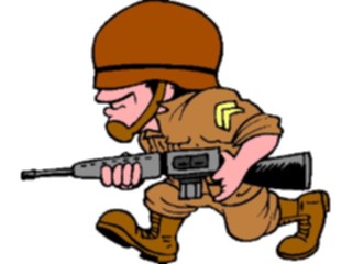 Sticker Custom Preview Image #088862 Military Cartoons Soldier01