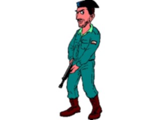 Sticker Custom Preview Image #088875 Military Cartoons Soldier14