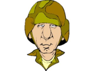 Sticker Custom Preview Image #088888 Military Cartoons Soldier27