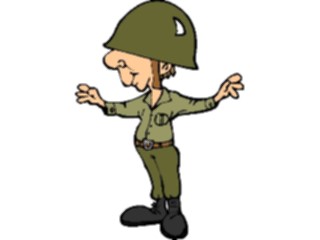 Sticker Custom Preview Image #088892 Military Cartoons Soldier31