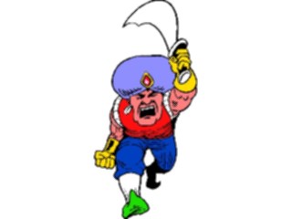 Sticker Custom Preview Image #088902 Military Cartoons Soldier Charging