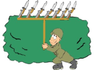 Sticker Custom Preview Image #088909 Military Cartoons Soldier Deception