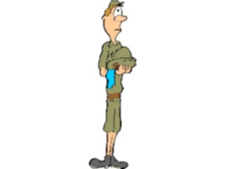Sticker Custom Preview Image #088995 Military Cartoons Soldierwith Uniform