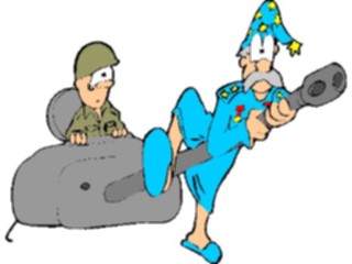 Sticker Custom Preview Image #088996 Military Cartoons Soldier Wizard