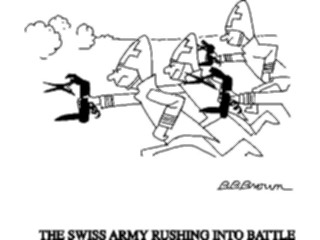 Sticker Custom Preview Image #089013 Military Cartoons Swiss Army