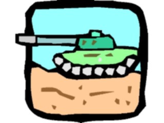 Sticker Custom Preview Image #089017 Military Cartoons Tank4