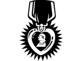 Sticker Custom Preview Image #089136 Military General Medal Purple Heart1