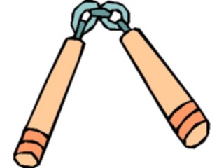 Sticker Custom Preview Image #089518 Military Historical Nunchucks1