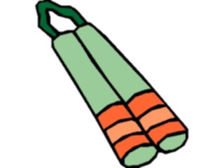 Sticker Custom Preview Image #089521 Military Historical Nunchucks4