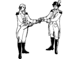 Sticker Custom Preview Image #089542 Military Historical Presenting Sword