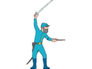 Sticker Custom Preview Image #089586 Military Historical Soldier Blue02