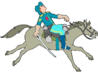 Sticker Custom Preview Image #089589 Military Historical Soldier Blue05